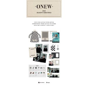 【日本限定フォトカード付き】2025 ONEW SEASON'S GREETINGS 正規輸入盤